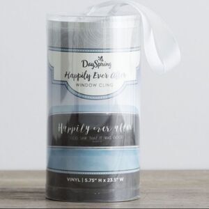 Day Spring Wedding  Window  Cling  for Couples